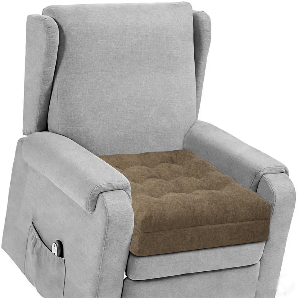 TANYOO recliner cushion for easy get-up on a brown seat, showcasing stability.