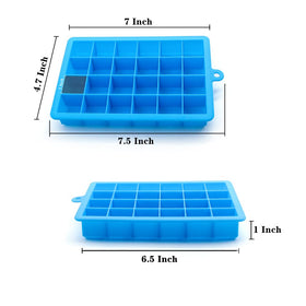 TAO CICADA flexible silicone tray enables effortless release for 24 cubes