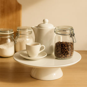 TAOCIGOU chic centerpiece ceramic stand doubles as table decor.