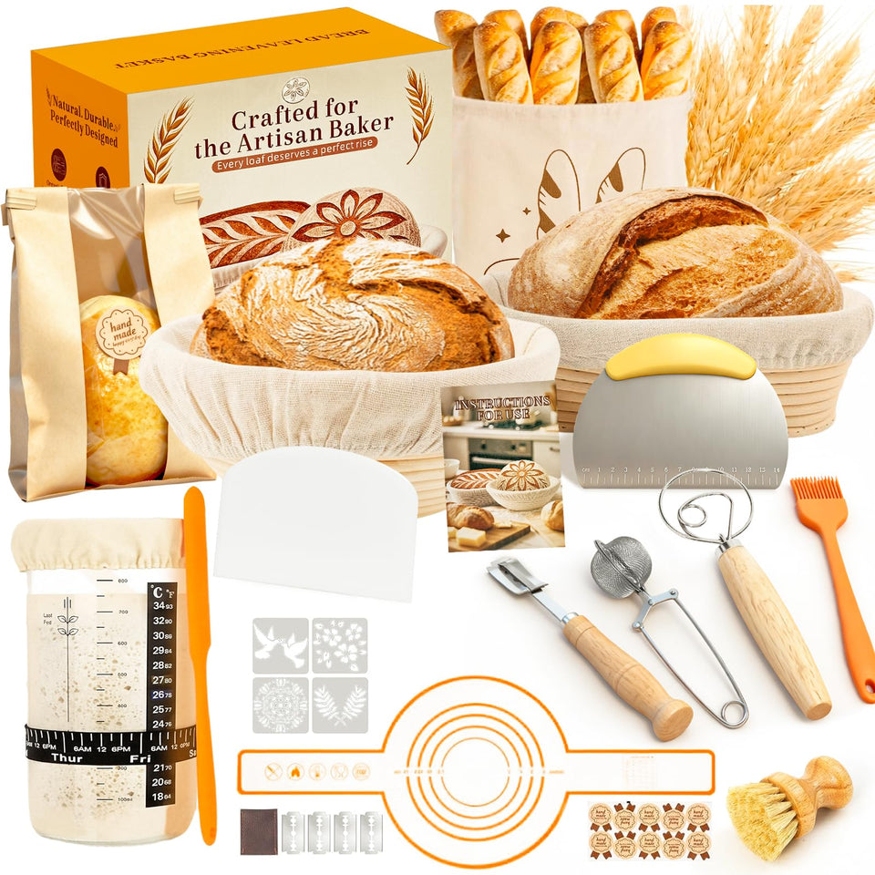 TAOMAND round banneton for even proofing and shaped loaves