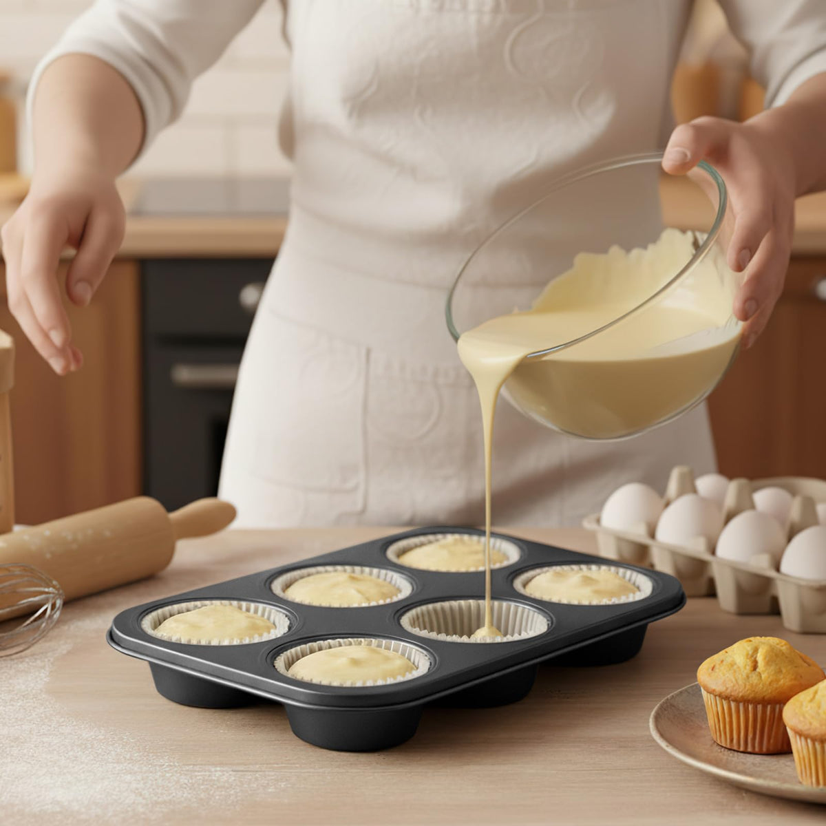 TAOUNOA meal prep with egg cups and batches for easy weeknights