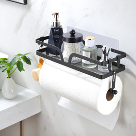 Versatile installation options offer adhesive or drilled mounting for secure setup