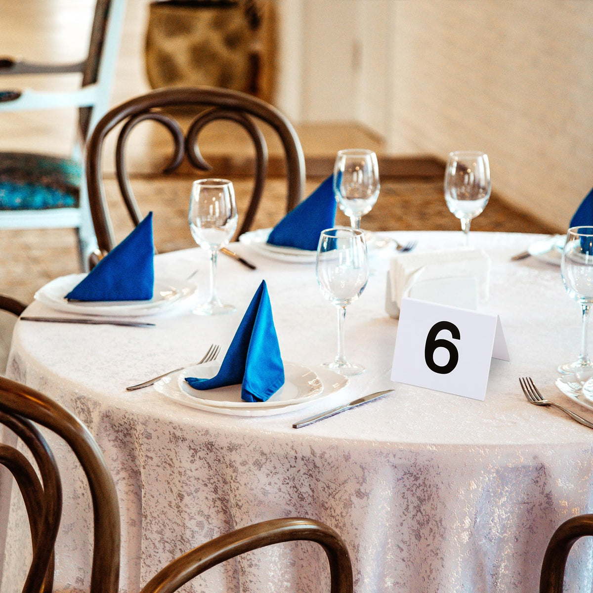 Tapix 3x3.5 inch table numbers for clear visibility