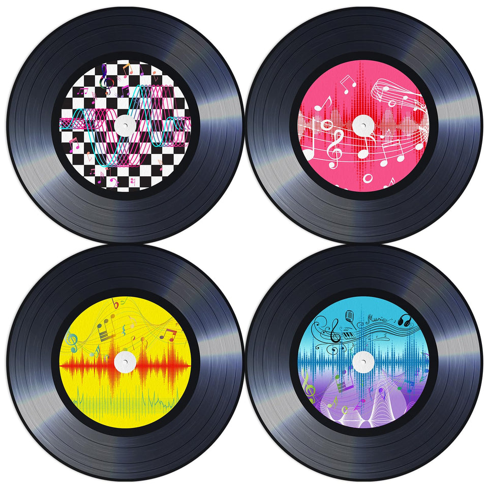 Tarklanda 60pcs record placemats in four colors brighten table decor