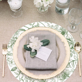 Tarklanda disposable placemats provide quick cleanup after events.