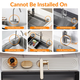 TARVOX kitchen counter protector mat promotes a drier workspace