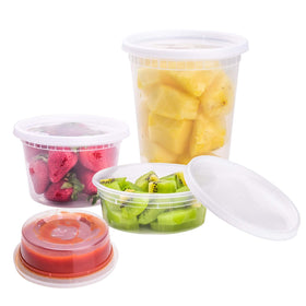 TashiBox 8oz airtight deli container with secure lid for fresh leftovers