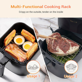 Tastee Ceramic Air Fryer in-app recipes option for extra ideas