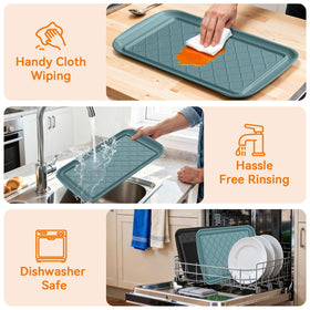 TasticTotes BPA-free dishwasher-safe trays for easy cleanup