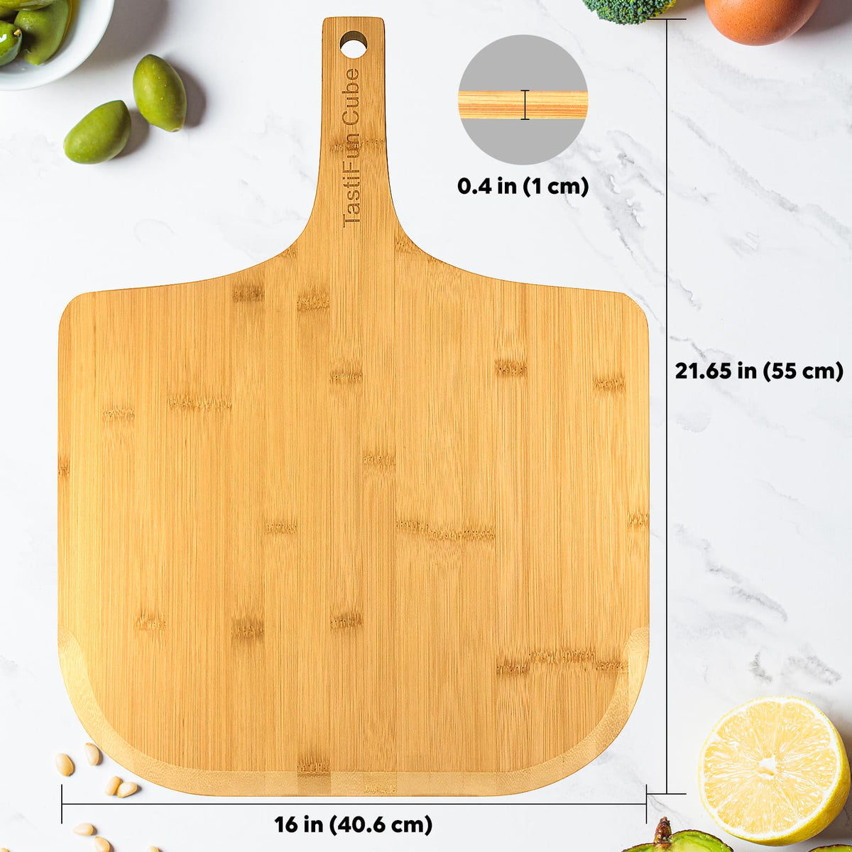 TastiFun Cube pizza peel lightweight yet sturdy for everyday baking