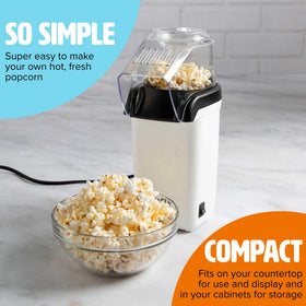 Measuring cup doubles as butter warmer with the Tasty popper.