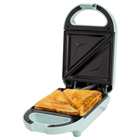 Tasty Mini Sandwich Maker seals and crisps a grilled cheese.