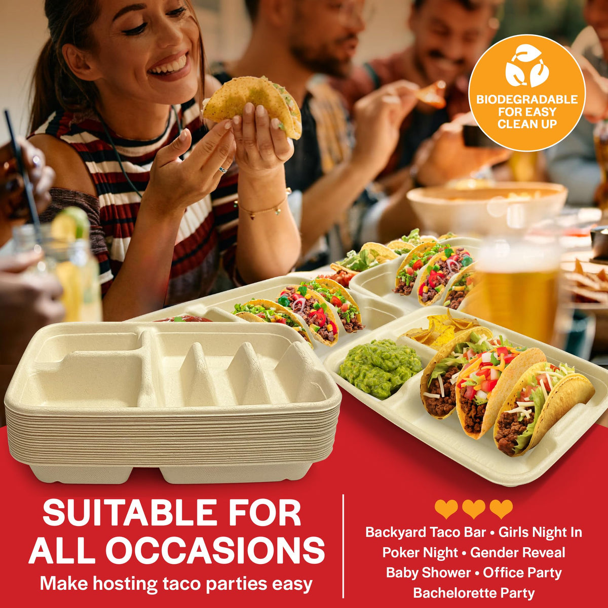 Tasty Taco taco bar display stands add style to gatherings