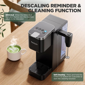 Tastyle coffee maker cleaning-friendly design with dishwasher-safe parts and easy maintenance