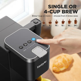 Tastyle coffee maker iced-brew feature enables refreshing cold coffee options