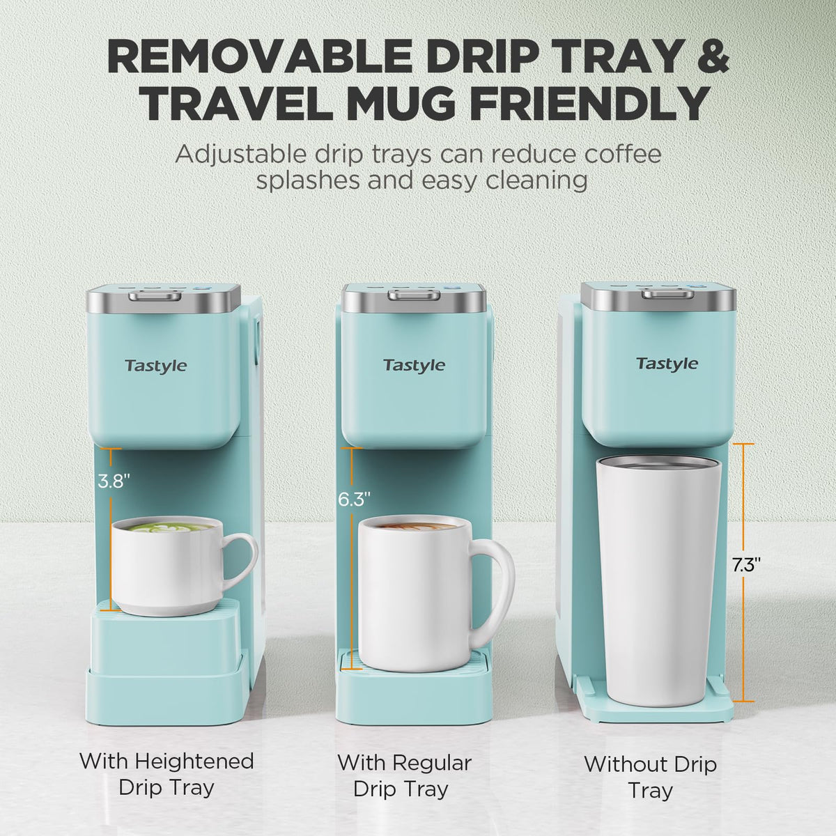 Tastyle supports pods and grounds with reusable filter