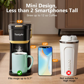 Tastyle descaling reminder and self-cleaning support long-lasting performance