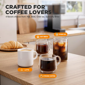 Tastyle single-serve coffee maker with milk frother delivers creamy drinks at home