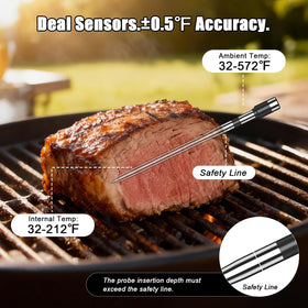 TASTYTI 800ft Bluetooth range lets you monitor from afar.