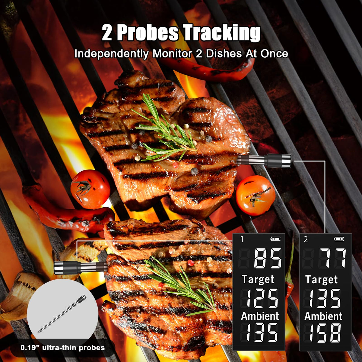TASTYTI IP67 waterproof design withstands splashes during cooking.