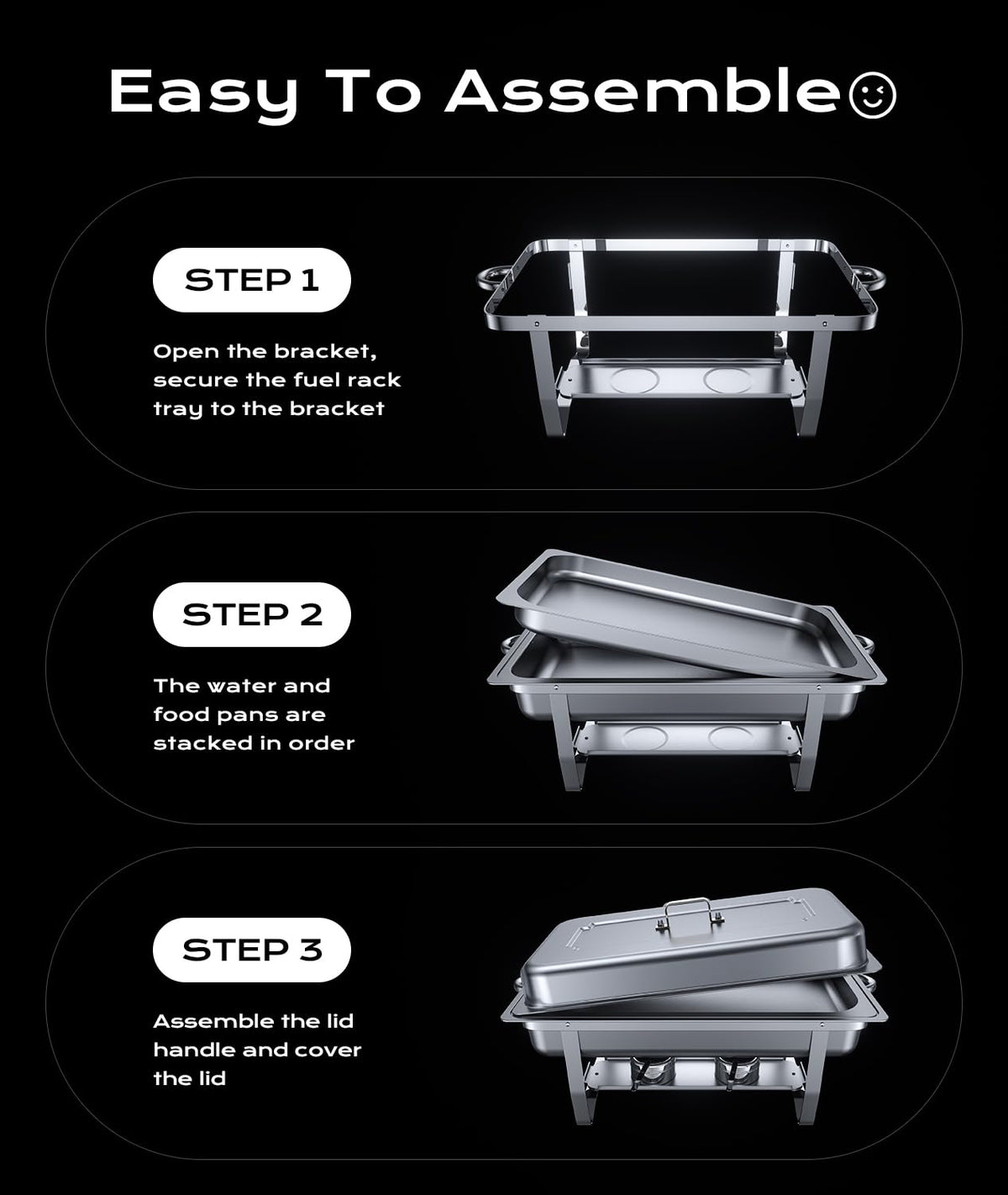 Tatakoii buffet servers ensure reliable warming for weddings and hotels.