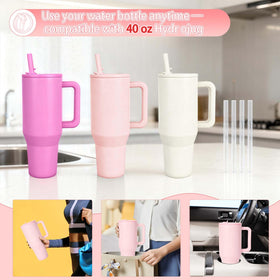 Tatamy easy-clean dishwasher-safe lid with flip straw for HydroJug Traveler