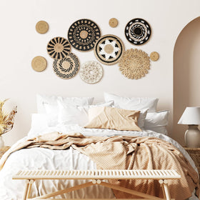 Tatuo boho wall basket variations create layered, stylish layouts.