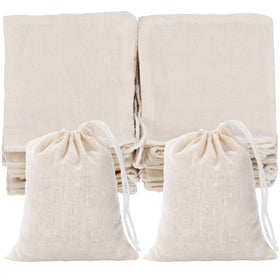 Tatuo muslin drawstring bags 3x4 inches for secure, easy storage