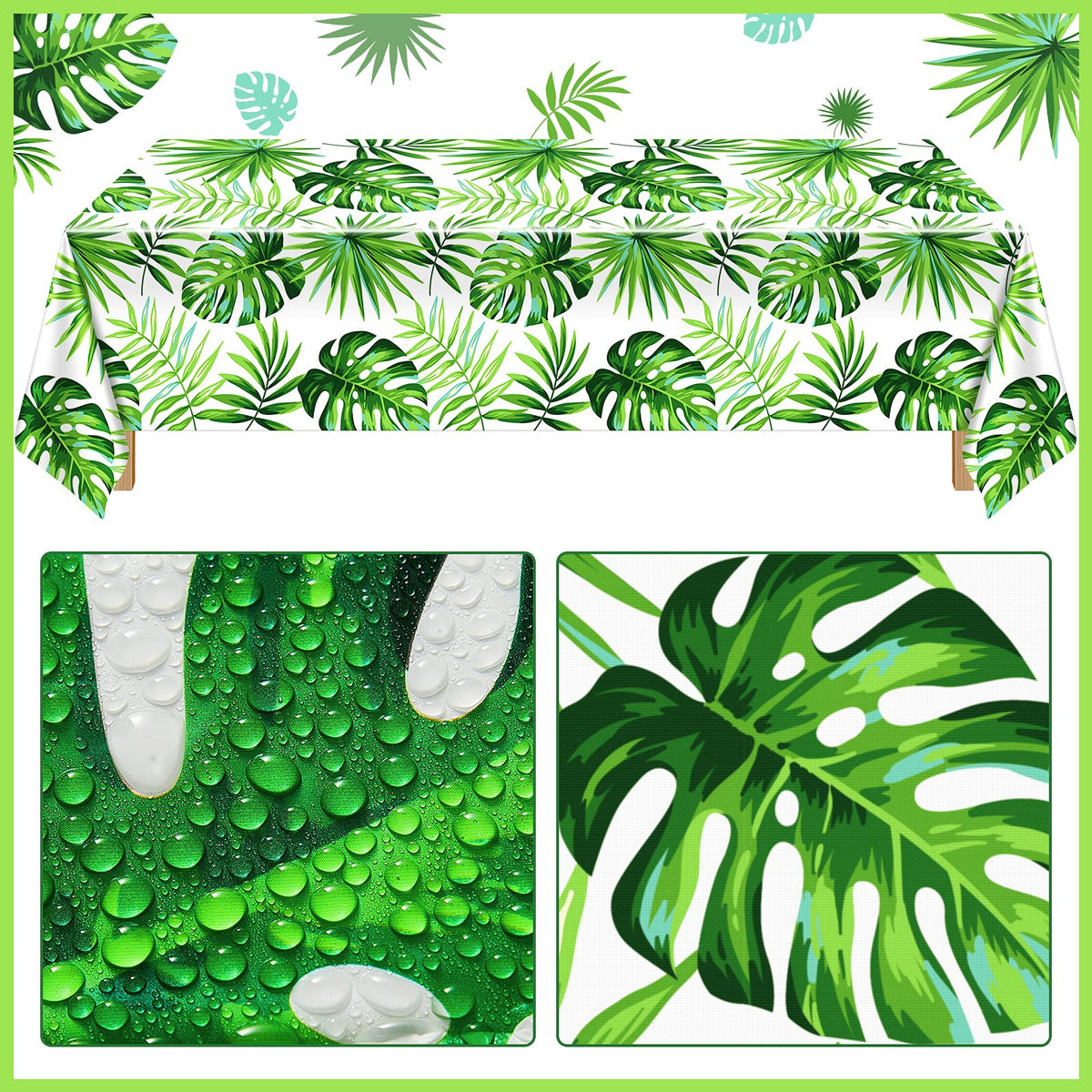Tatuo palm leaves banner long decoration for festive tropical ambiance.