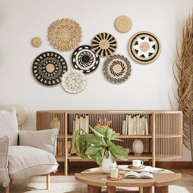 Tatuo wicker basket entryway decor for daily organization.