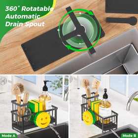 Taugast non-slip base keeps the caddy stable on any counter