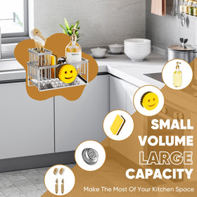 Taugast silver finish complements modern kitchens while reducing clutter.
