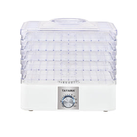 Tayama BPA-free trays support safe dehydration of fruits and herbs.