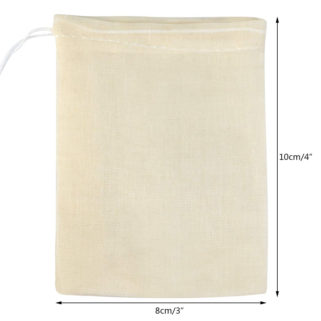 Tayfremn muslin bag with drawstring closure for secure jewelry or candies.