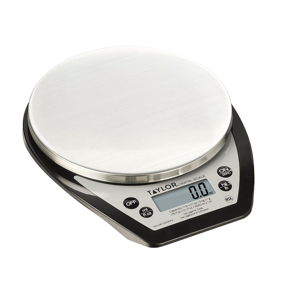Taylor 1020NFS compact scale full view shows space-saving kitchen design for efficient prep.