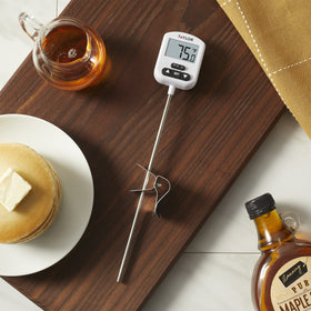 Taylor candy thermometer ideal for hard crack, caramel, fudge, and brittle.