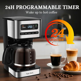 Taylor Swoden 12-cup coffee maker ideal for family mornings