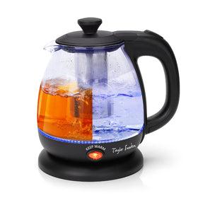Taylor Swoden electric kettle with infuser boils 1 liter quickly for tea lovers