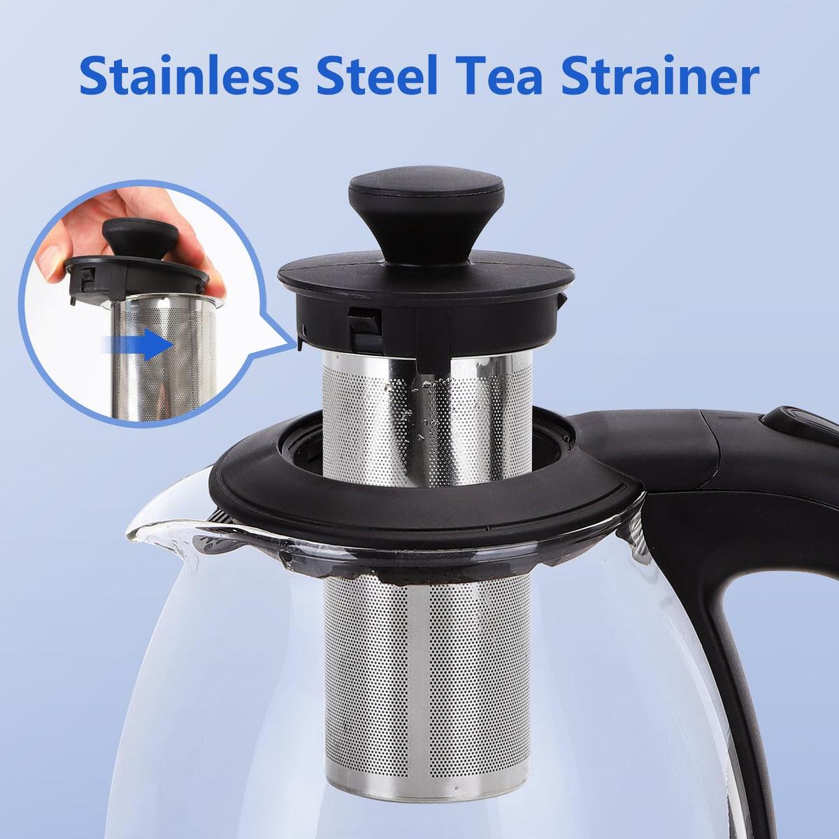 Taylor Swoden kettle keep-warm function maintains tea temperature