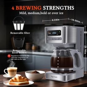 Taylor Swoden self-clean function for fresher tasting coffee.