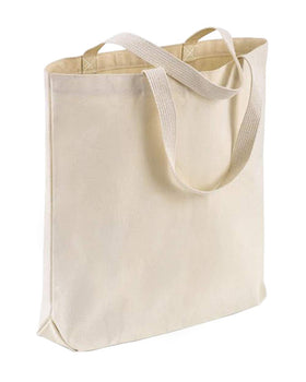 TBF sturdy canvas tote front view shows durable design for daily errands.