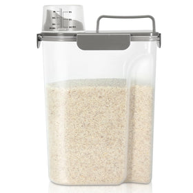 TBMax airtight rice container with pour spout for mess-free dispensing