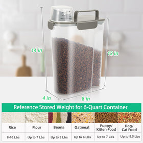 TBMax cereal dispenser with pour spout for single-handed use
