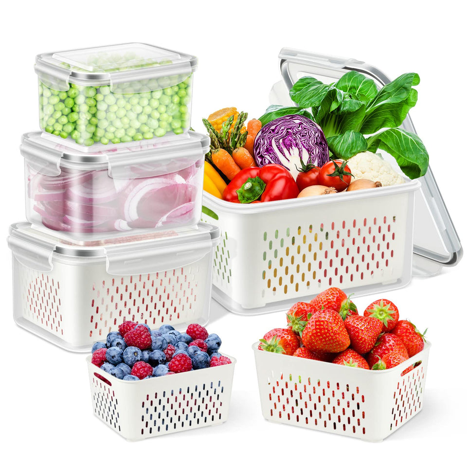 TBMax airtight lid keeps produce fresh and odors contained