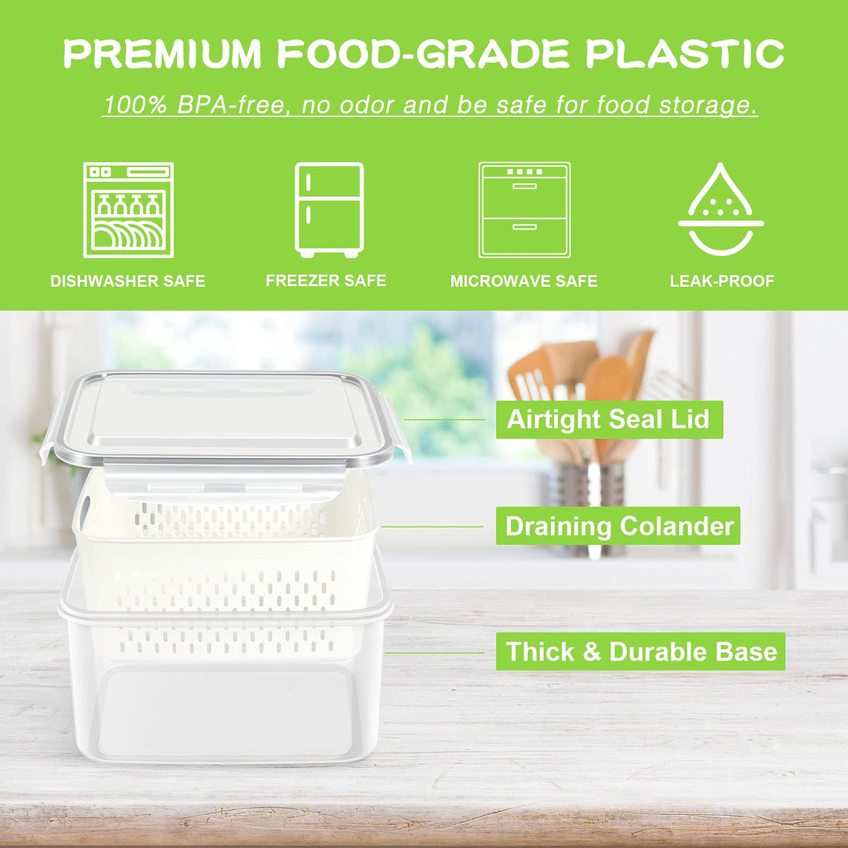 TBMax four-pack fridge organizers maximize space and order