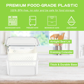 TBMax four-pack fridge organizers maximize space and order
