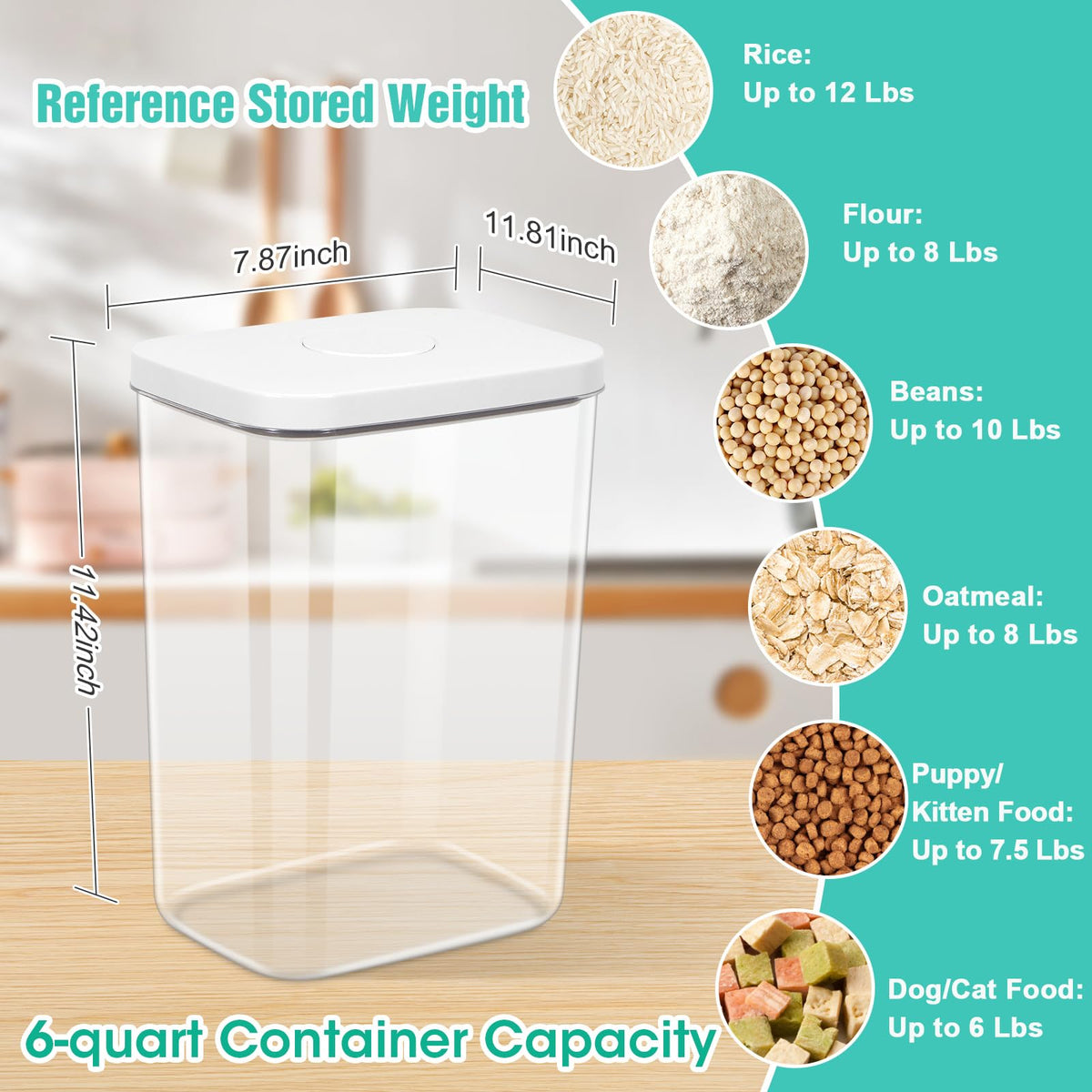 TBMax measuring cup included for precise ingredient portioning.