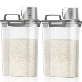 TBMax rice container with pour-spout for easy one-handed pouring
