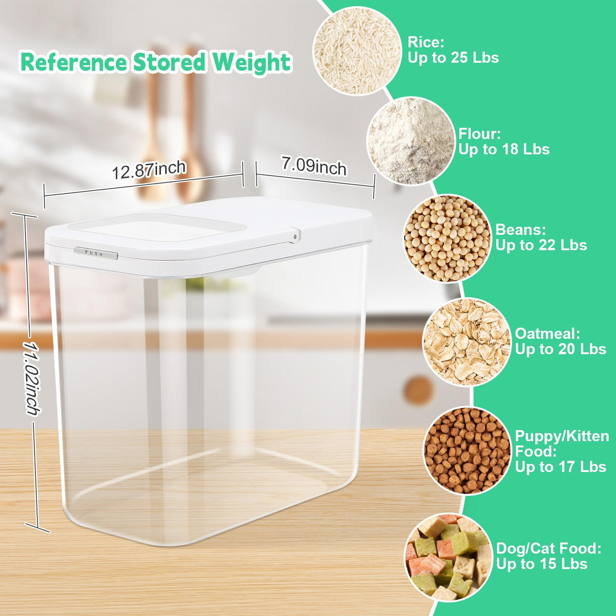 TBMax see-through design lets you monitor contents at a glance.