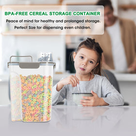 TBMax transparent pantry container in slim design for easy visibility